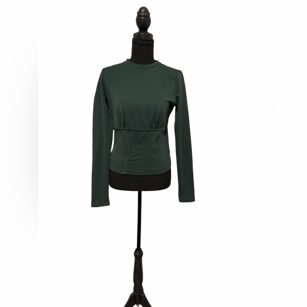 Walter Baker Women's Dark Green Long Sleeve Top